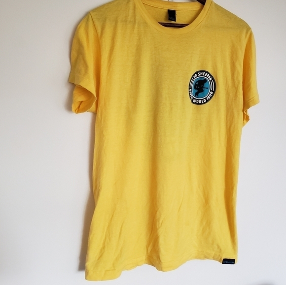 Ed Sheeran Divide World Tour T-Shirt Yellow Sz Med - Picture 5 of 9